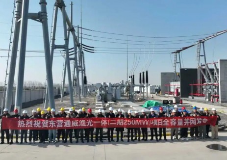 孟冬告捷！东营通威渔光一体（二期）项目全容量并网！