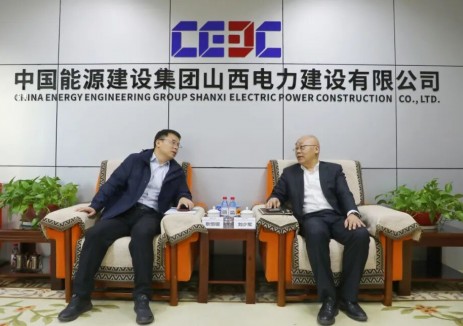 深化新能源项目开发合作！山西电建刘少军与五凌电力山西分公司总经理耿恒银会谈