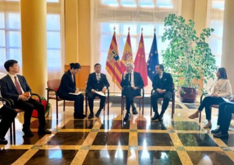 围绕绿氢、可再生能源等！罗必雄拜会西班牙阿拉贡自治区主席赫尔豪·安东尼奥
