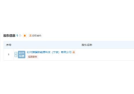 宁德时代在湖州成立新能源子公司，含新能源汽车换电设施销售