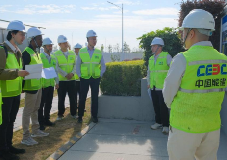 联合国人居署专家考察中国能建中电工程垃圾发电和污水处理项目