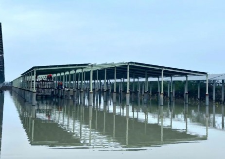 湖北华润赤壁日耀产业园设施光伏发电项目全容量并网成功