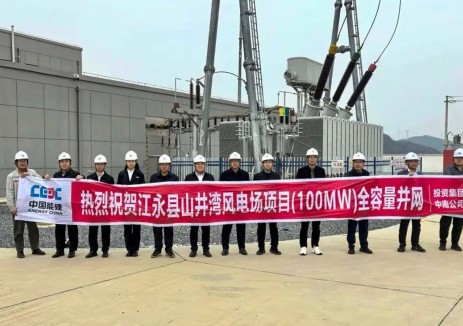 并网发电！中国能建投资集团山井湾风电场项目全面建成