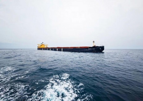 中鋁集團投資的西芒杜項目首船鐵礦石成功發(fā)運