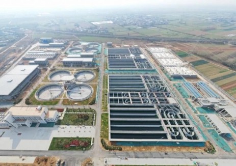 河南污水处理厂二期工程项目顺利通水