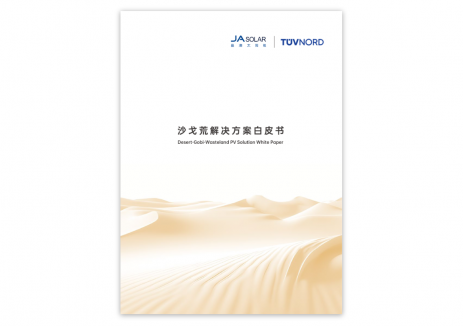 晶澳科技×TÜV北德「联袂推荐」,“十五五”沙戈荒开发必读之作!