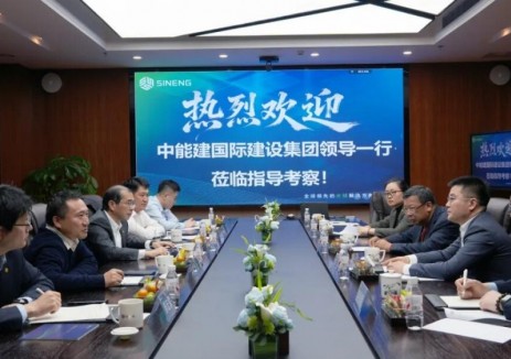 扬帆共济！中国能建国际集团高层来访上能电气