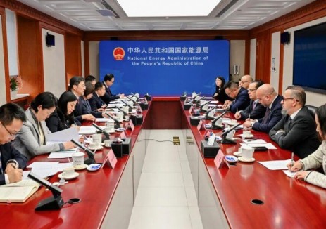 国家能源局负责人会见沙特阿美高级副总裁