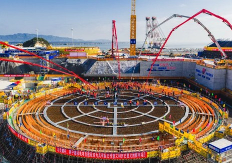 中核华兴承建的宁德核电6号机组主体工程开工