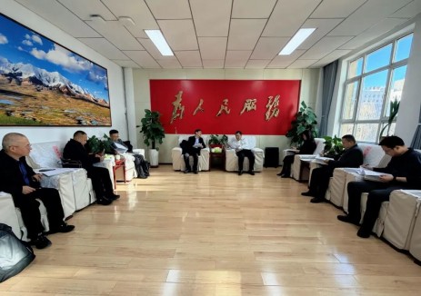 姚小彦拜会青海省生态环境厅党组书记董玉毅