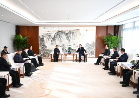 中国电建王小军与贵州省委常委、贵阳市委书记胡忠雄会谈