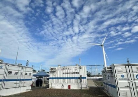 明陽集團在海南產出第一公斤海上風電制氫