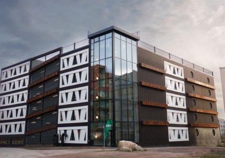 歐洲首個“風力發電建造”的停車場落成啟用