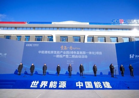 “青氢一号”全球最大风光制氢氨醇项目投产