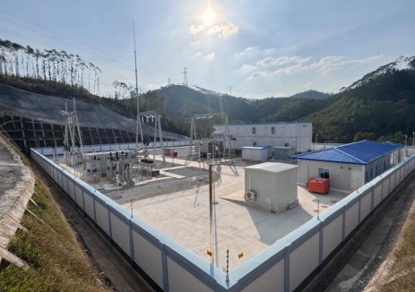 绿电引擎再添动能，陆川横山风电场升压站及送出工程投产