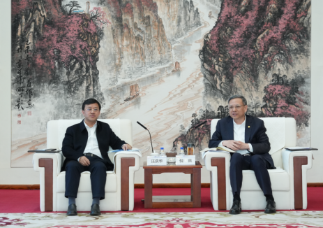 倪真與華北電力大學黨委書記汪慶華、校長畢天姝會談