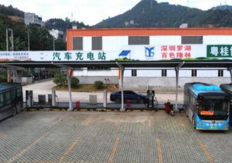 广西隆林：粤桂协作资金助力新能源汽车充电桩投用