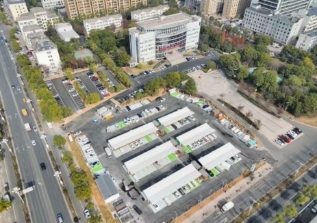 浙江义乌城西街道大型新能源汽车充电站投运