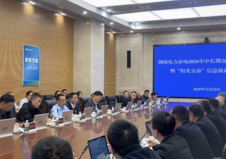 湖南省发展改革委部署2026年全省电力市场中长期交易工作