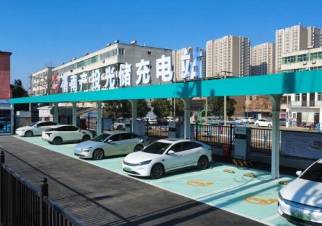 陕西渭南产投光储充电站开业首周成绩亮眼