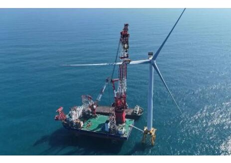 中交三航局廈門分公司陽江海上風電項目主體完工