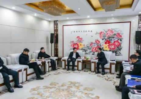 毛继东会见陕西省咸阳市委常委、组织部部长、咸阳高新区党工委书记柳林一行