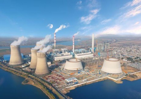 西南院总承包的淮南洛河电厂四期2×1000兆瓦煤电项目7号、8号主厂房屋面封闭止水顺利完成