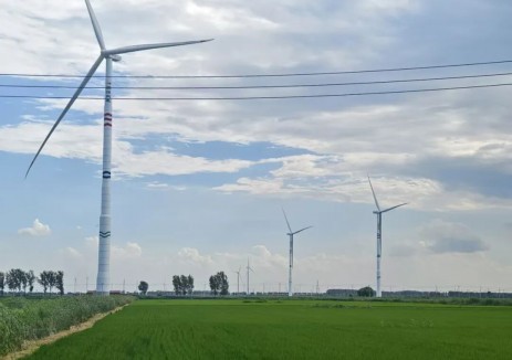 国投天津宝坻八门城风电项目成功并网发电