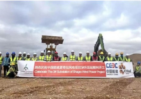 沙特夏奇拉1GW风电项目关键设施建设全面展开