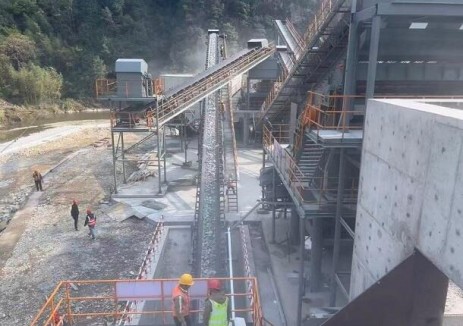 浙江青田抽水蓄能电站下库砂石加工系统试生产成功启动