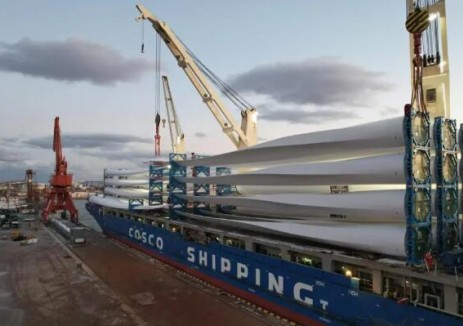 成飛新材首批出口至東歐某國項目葉片順利發運