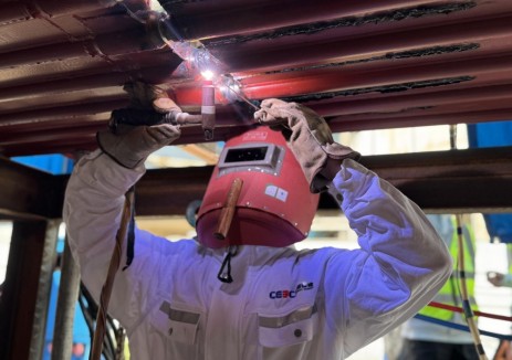 中国能建洛河电厂四期项目8号机组锅炉受热面焊口突破两万只