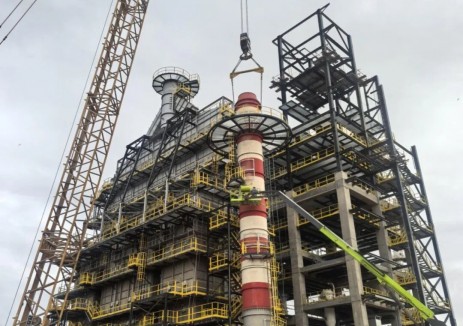 阿尔及利亚MTBE项目加热炉吊装圆满收官
