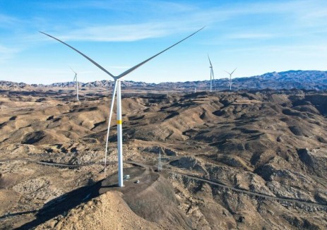 宁夏大武口100兆瓦风电项目全容量并网发电