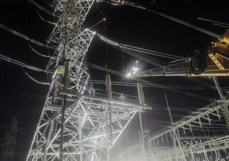 内蒙古化德储能项目送出线路工程并网送电