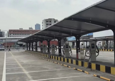 易事特中能易电承建的广州凰岗星耀超级充电站正式运营