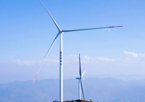 贵州金元安顺水电厂象鼻岭“水风光”互补风电项目全容量并网发电