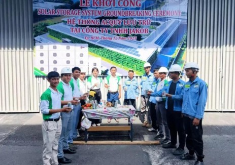 麦田能源启动越南首个125kW三相储能项目