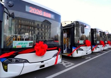内蒙古包头市公交运输集团100台新能源公交车新车即将陆续上线运营