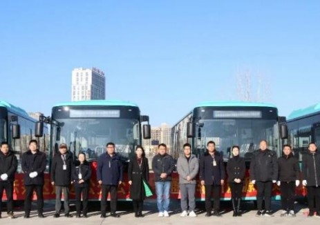 河南平原示范区通运公交10辆宇通纯电动新车顺利交付