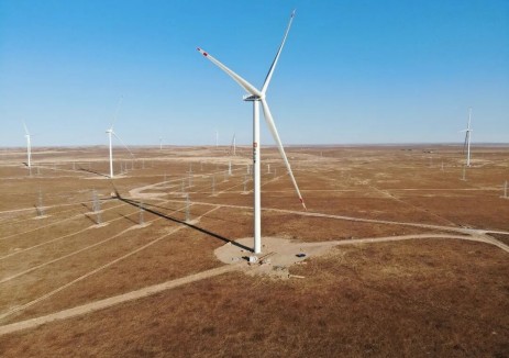 深能北控风光制氢一体化合成绿氨项目成功并网