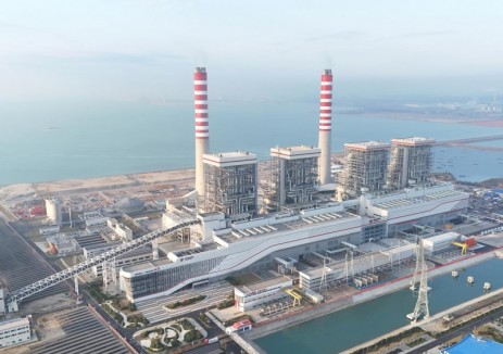 中国能建江苏电建三公司承建的国能广投北海电厂2×1000兆瓦扩建工程4号机组投运