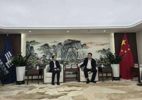 褚德海拜会海南电网董事长、党委书记叶煜明