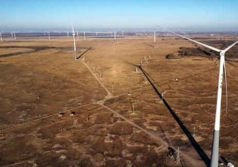 大庆油田南五110千伏变电站分散式风电工程并网发电