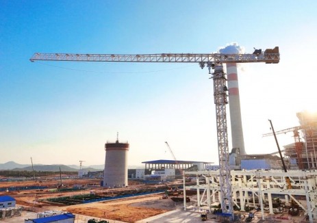 江西抚州百万项目140吨塔吊安装侧记