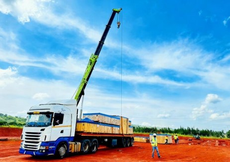 坦桑尼亚变电站项目现场设备接收工作顺利完成