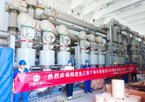 特变电工首个抽蓄电站550千伏GIS项目 告捷！