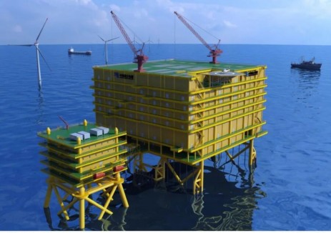 服务全球首个±500千伏 “海陆一体”柔性直流送出项目 这台产品总装成功