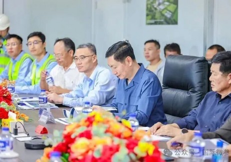 柬埔寨能矿部长高洛达那视察中国电建国公省联合循环燃气电站土建和安装项目