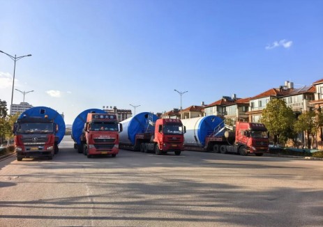 大唐云南平河风电塔筒项目顺利完成发货任务